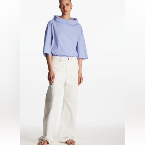 COS Roll Neck Tunic Top - Picture 4 of 9